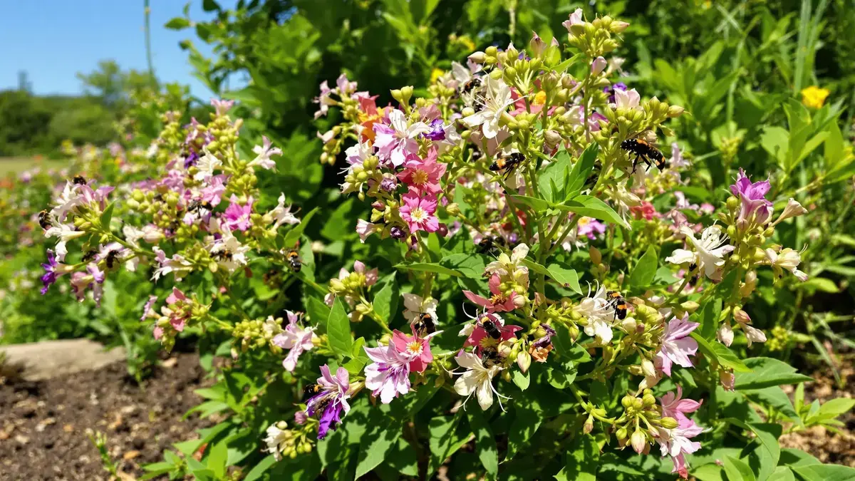 Deze ultra-resistente struik bloeit 10 maanden per jaar en zijn vlinderachtige bloemen zijn majestueus