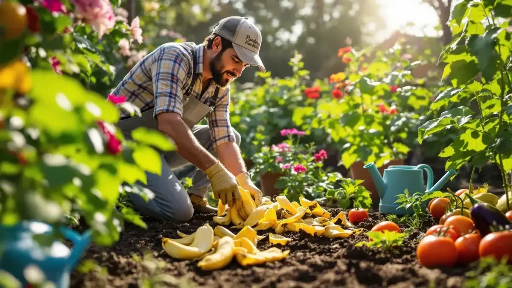 Stop met het weggooien van je bananenschillen! deze tuinier onthult hun voordelen voor je planten